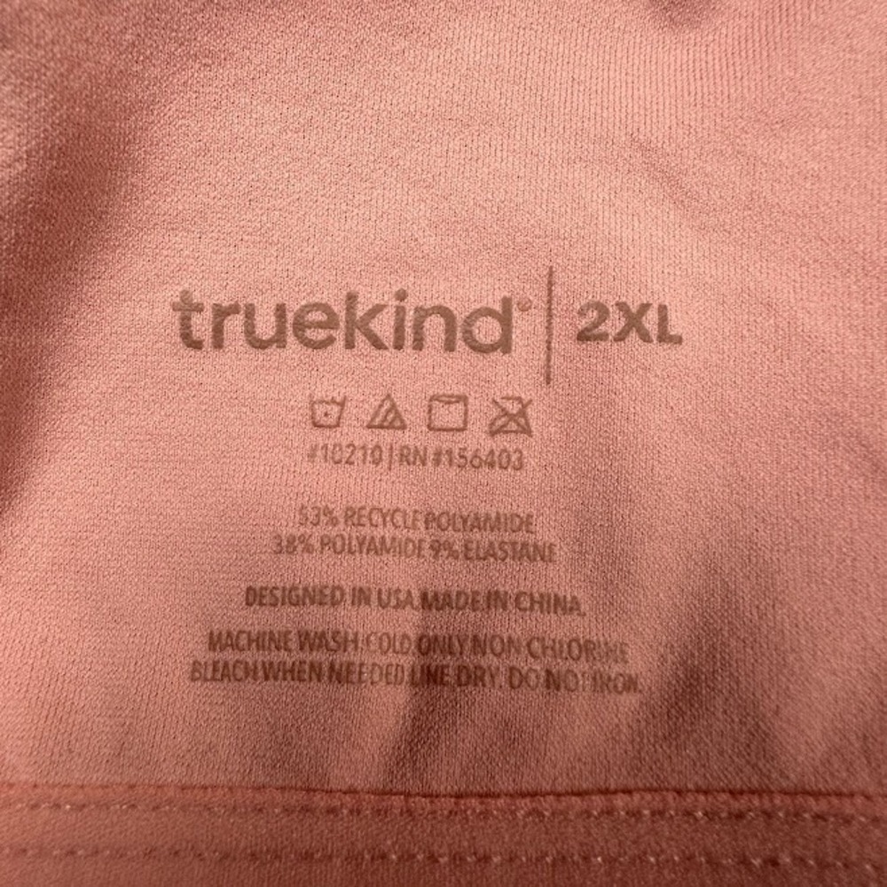 Truekind Comfort Bra Womens 2XL Pink Wireless Convertible Adjustable Straps - Picture 6 of 7